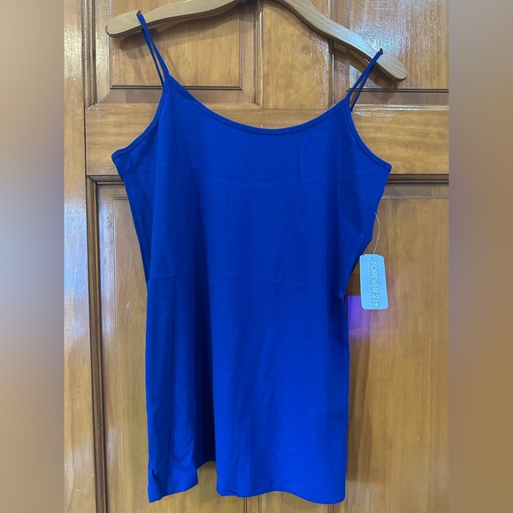 Forever 21 Royal Blue Tank Top - Picture 1 of 4